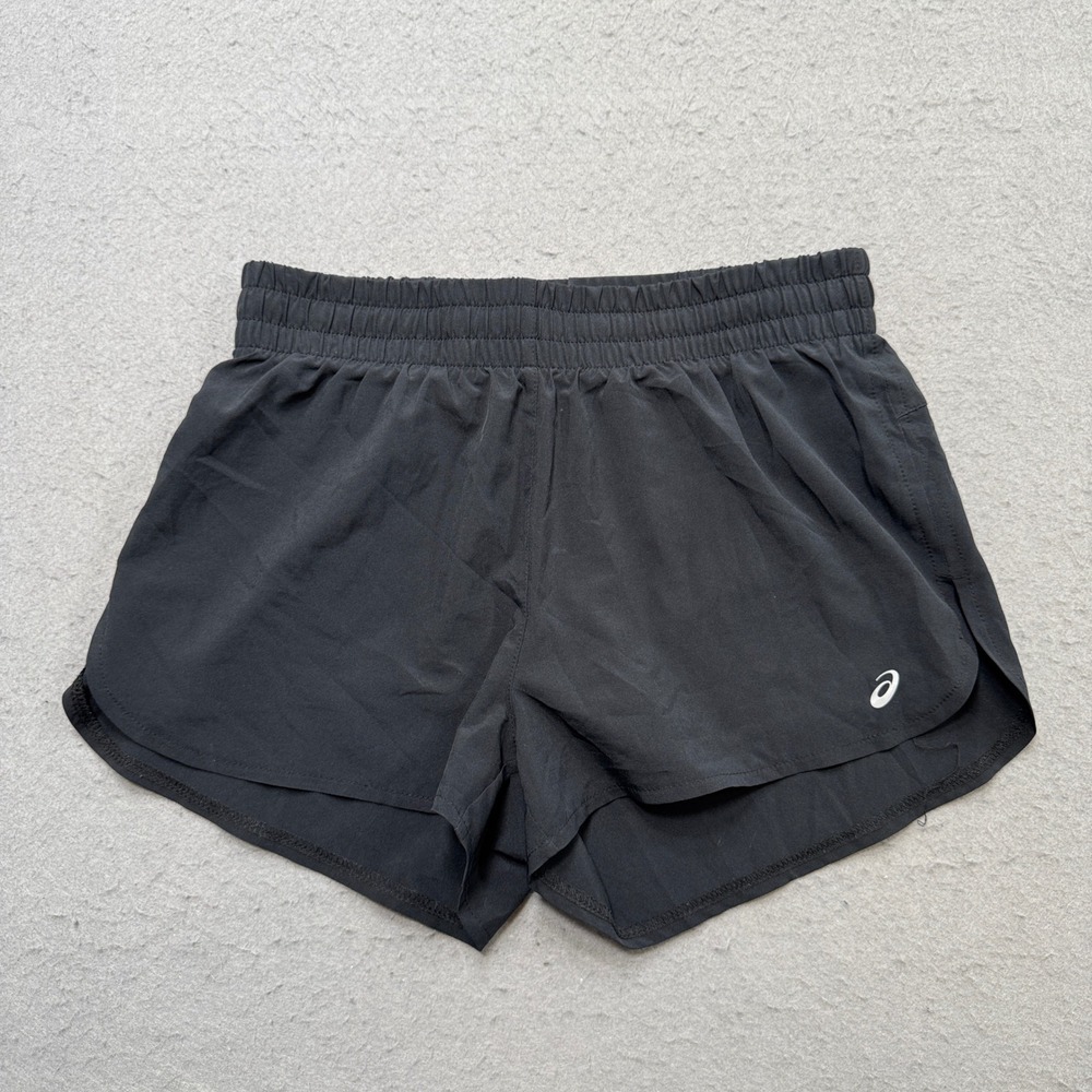 ASICS Running Shorts Women's Small Black Pull On Lightweight Athletic Training